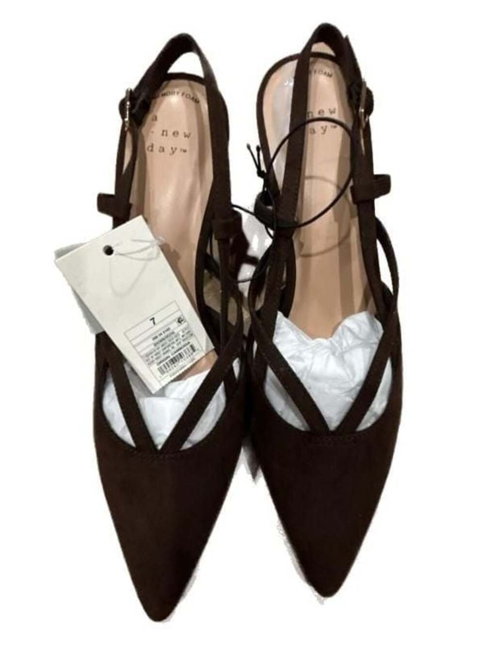 A New Day Veera Slingback Pointed Toe Heels